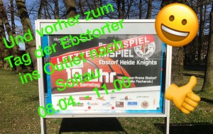 WE 08.04.2017 / Vorbericht Heimspiel Heide Knights / Und vorher zum Outlet-Center nach Soltau